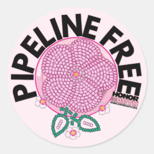 Adesivo Junte-se ao Mês de consciência do câncer de mama d