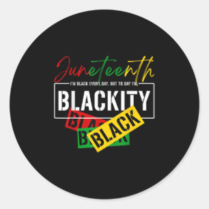 Adesivo Junteenésimo Im Blackity Black African American Bl