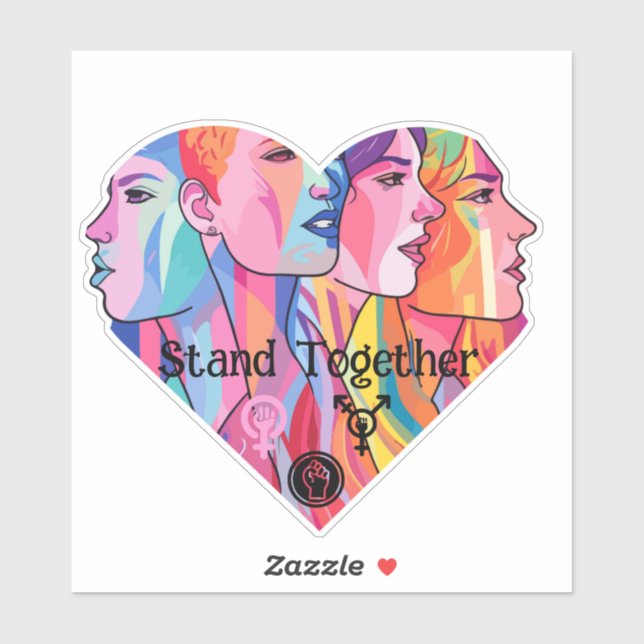 Adesivo Juntos (Folha)