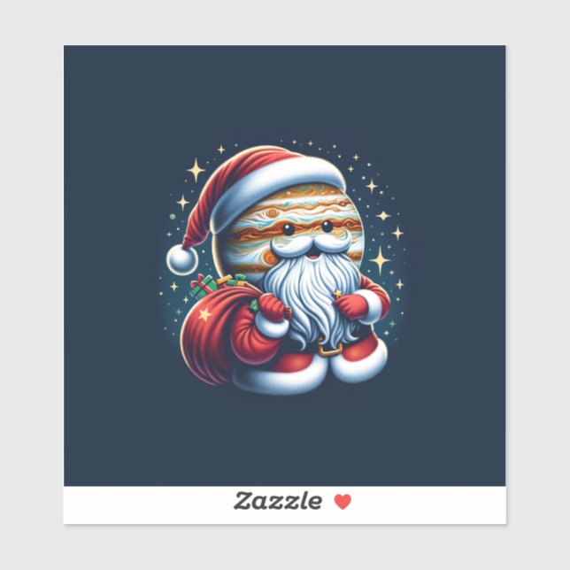 Adesivo Jupiter Jolly Antiga Rua Nick Papai Noel Astrologi (Folha)