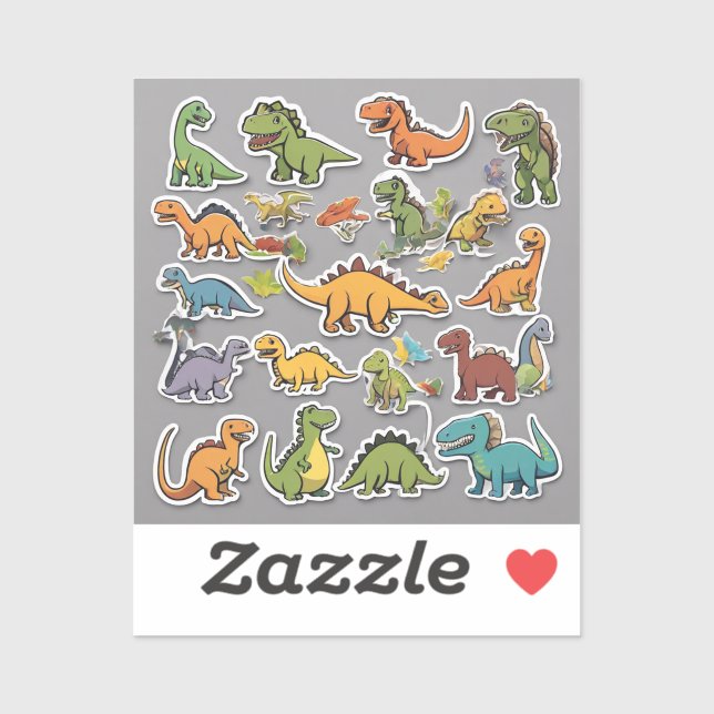 Adesivo Jurassic Adventure Sticker Pack (Folha)