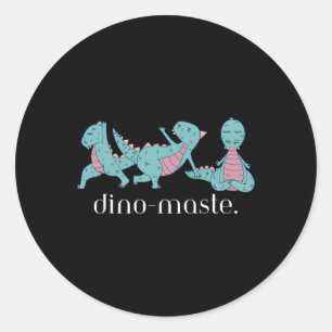Adesivo Jurássico Dinossauro Yoga Mestre-Dino Vibrações Ze
