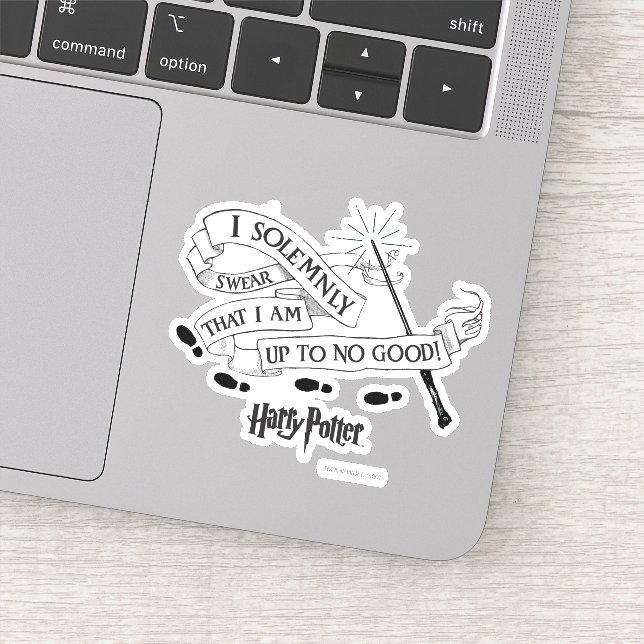 Adesivo Juro Solenemente Que Não Estou A Alcançar Bem. (Detalhe)