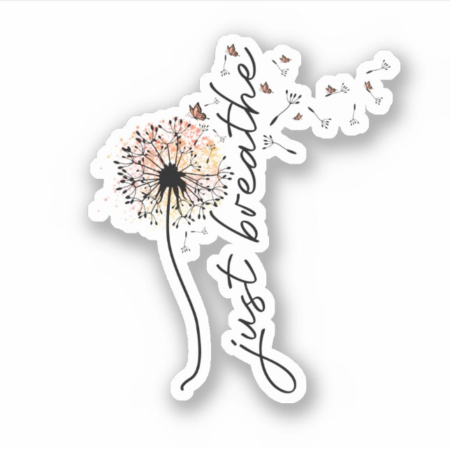 Adesivo Just breathe sublimation (Frente)