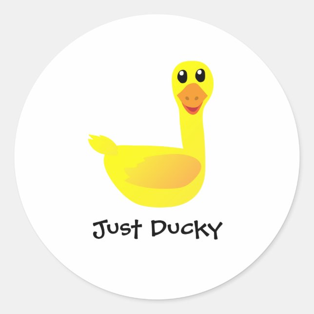Adesivo Just Ducky Humor (Frente)