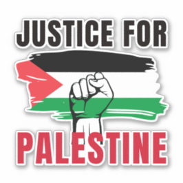ADESIVO JUSTIÇA PARA A PALESTINA