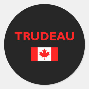 Adesivo Justin Trudeau Canadá Flag Dark