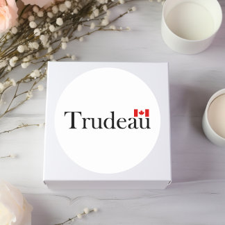 Adesivo Justin Trudeau Oficial Canadense Flag Light-Color