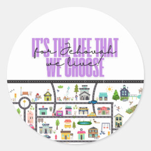 Adesivo JW Stickers para Pioneiros!