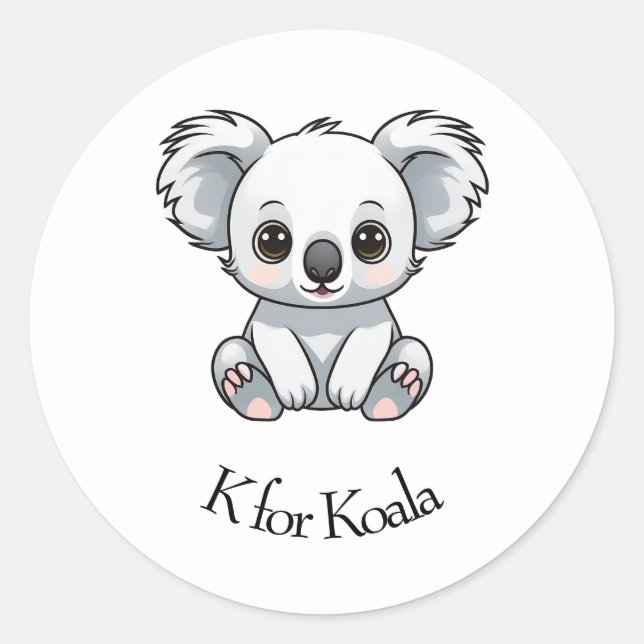 Adesivo K para Koala (Frente)