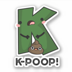 Adesivo K-poop Cute K-pop Poo Pun