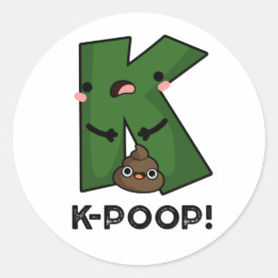 Adesivo K-poop Cute K-pop Poo Pun