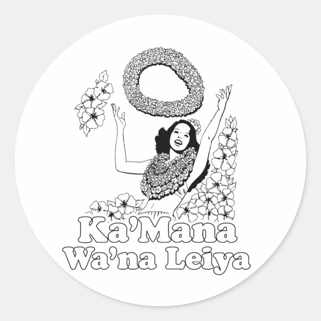 ADESIVO KA' MANA WA'NA LEIYA (Frente)