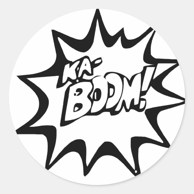 Adesivo Kaboom Stickers (Frente)