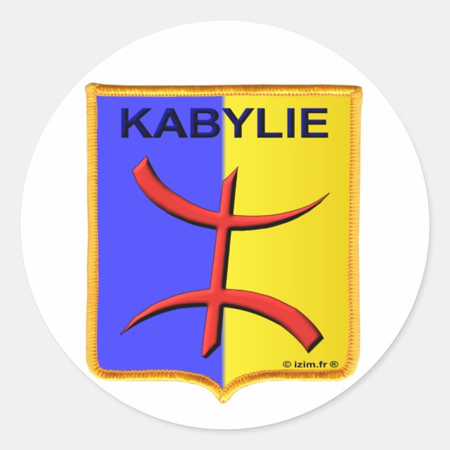 Adesivo kabylie kabyle amazigh algérie (Frente)