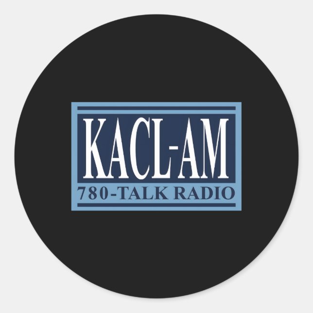 Adesivo Kacl 780 Am Talk Radio (Frente)