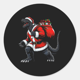 Adesivo Kaiju Papai noel Natal Santazilla Monstro Japonês