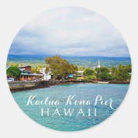 Kailua Kona Pier Hawaii - Pintor a óleo Arte Digit