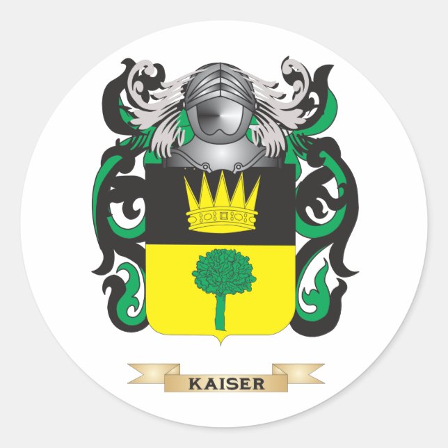 Adesivo Kaiser Casaco de Braços (Crest Familiar) (Frente)