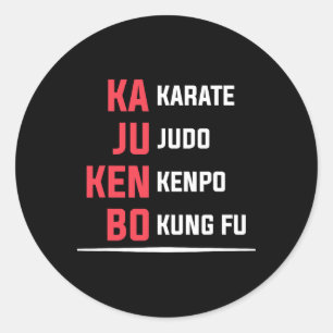 Adesivo Kajukenbo Karate Judo Kenpo Kung Fu