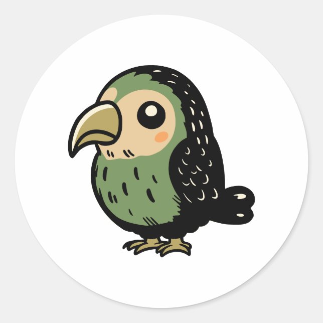 Adesivo Kakapo (Frente)