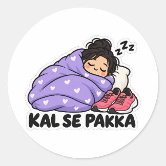 Adesivo Kal Se Pakka Lazy Burrito