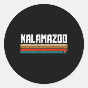 Adesivo Kalamazoo Retro Vintage Homens Mulheres Crianças