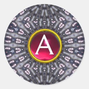 Adesivo KALEIDOSCÓPIO PSIQUEDÉLICO/Monograma das MEMÓRI