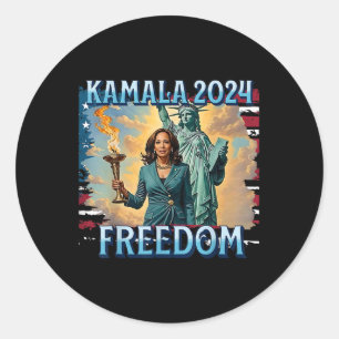 Adesivo Kamala 2024 Para A Campanha Presidencial Lady Libe