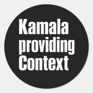 Adesivo Kamala Brat Verde Lima Fornecendo Contexto
