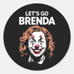 Adesivo Kamala Clown Vamos Go Brenda