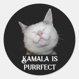 Adesivo Kamala é Purrfect