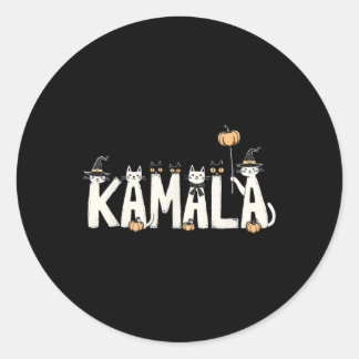 Adesivo Kamala Halloween Cat Lover Witname Design