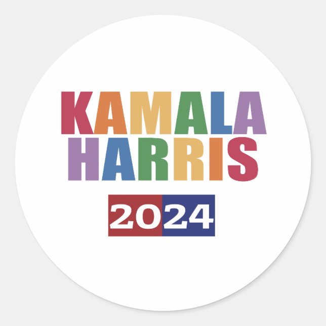 Adesivo Kamala Harris. (Frente)