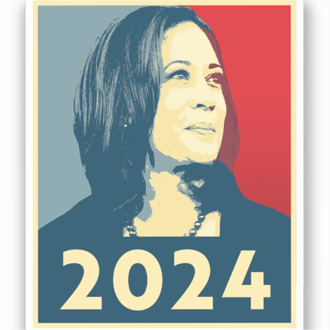 Adesivo Kamala Harris 2024 (Frente)