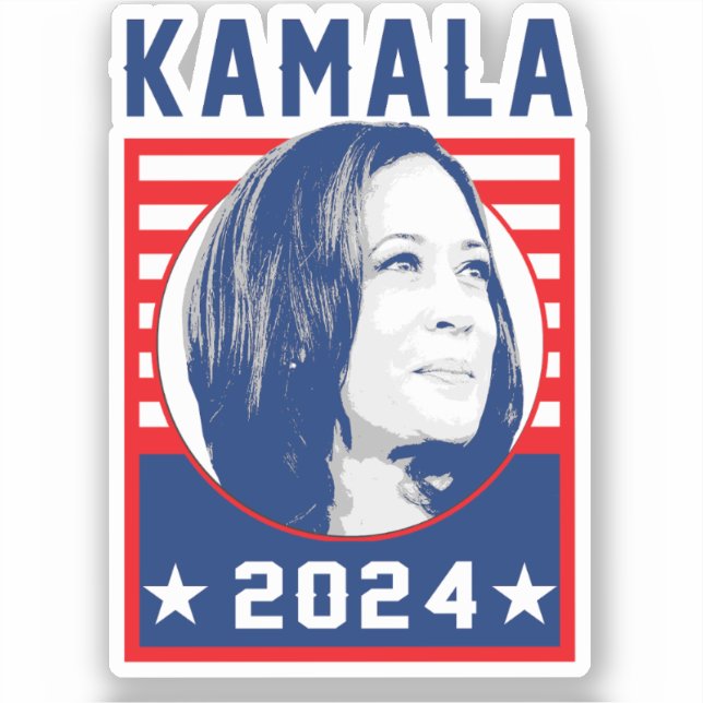 Adesivo Kamala Harris 2024 (Frente)
