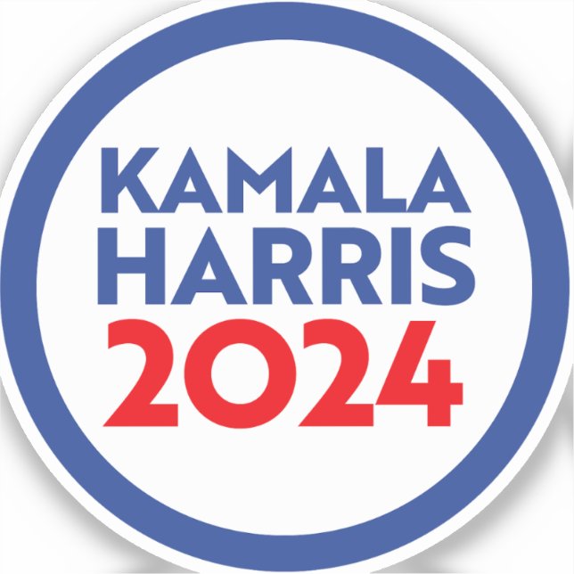 Adesivo Kamala Harris 2024 (Frente)