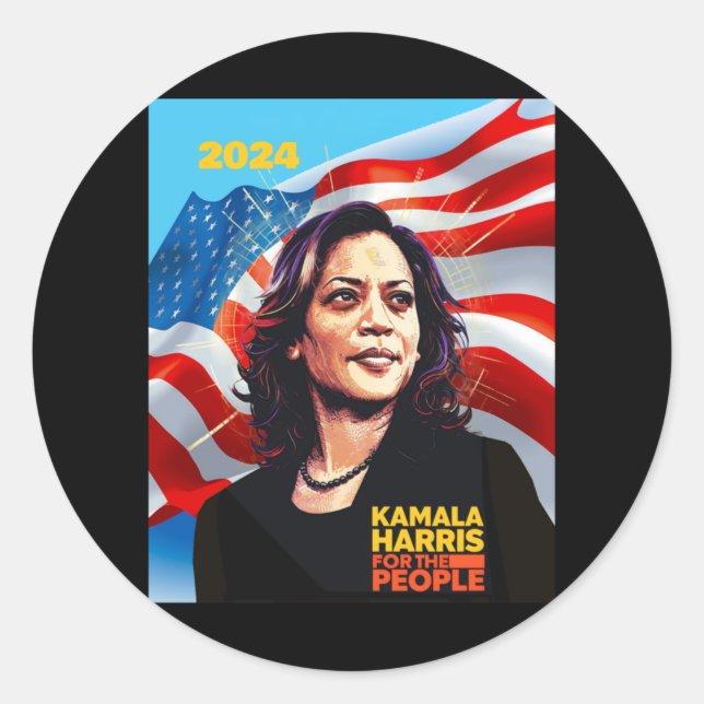 Adesivo Kamala Harris 2024 2 (Frente)