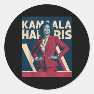 Adesivo Kamala Harris 2024 - Liderando com a Força Design