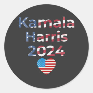Adesivo Kamala Harris 2024 Patriótico