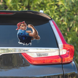 Adesivo Kamala Harris 2024 Rosie The Riveter Chilless Cat