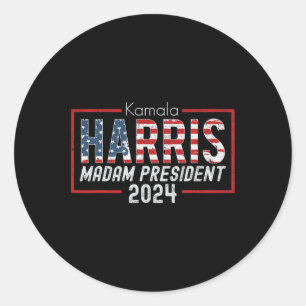 Adesivo Kamala Harris 2024 Senhora Presidente Eleição Cost
