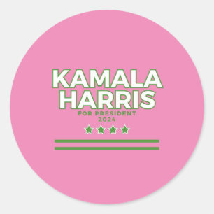 Adesivo Kamala Harris 2024 - Vinheta Presidencial
