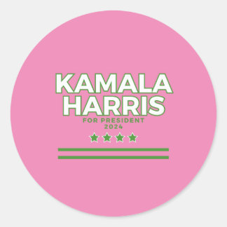 Adesivo Kamala Harris 2024 - Vinheta Presidencial