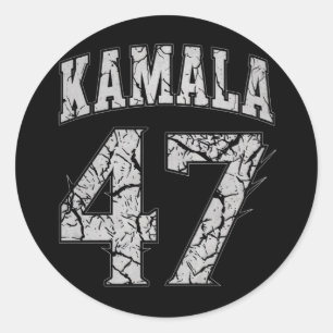 Adesivo Kamala Harris 47. º Presidente EUA América 2024