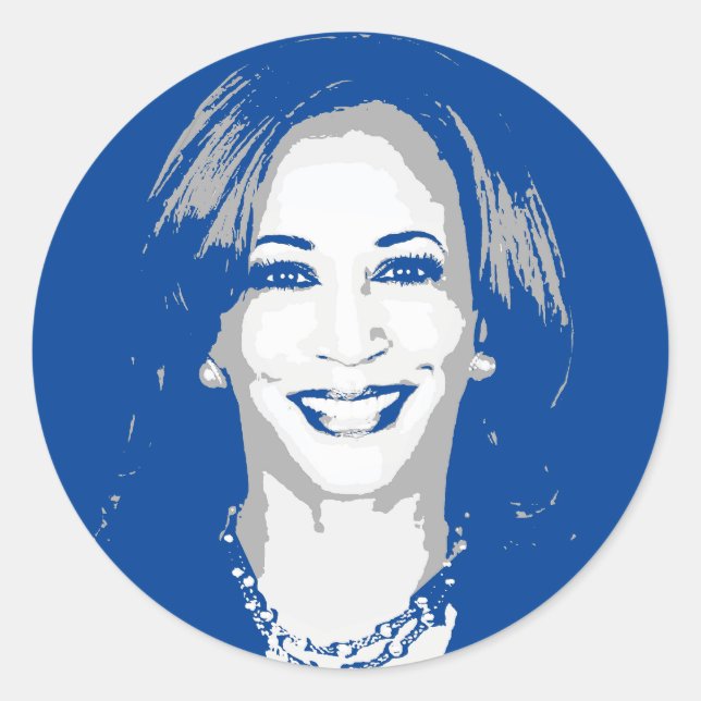 Adesivo Kamala Harris Bust (Frente)