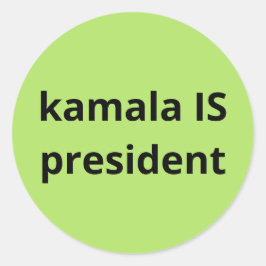 Adesivo Kamala Harris é Presidente das Eleições 2024