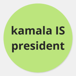 Adesivo Kamala Harris é Presidente das Eleições 2024