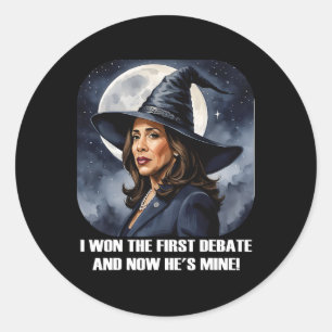 Adesivo Kamala Harris Engraçado Debate Eleição 2024