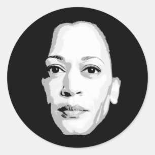 Adesivo Kamala Harris Face Impressão